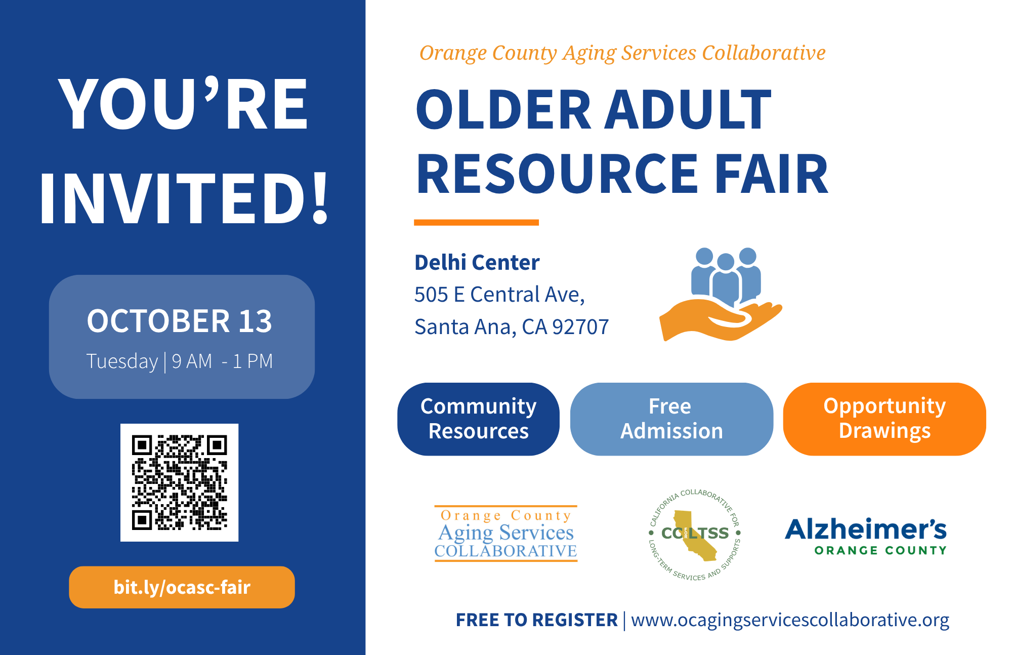 OCASC Older Adult Resource Fair Flyer